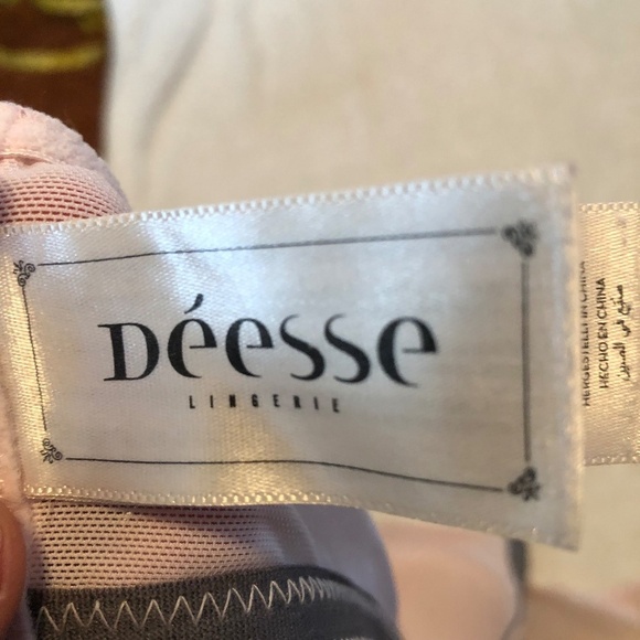 Deesse lingerie bra size 44 D - pink and grey, new or tried on - Picture 6 of 7